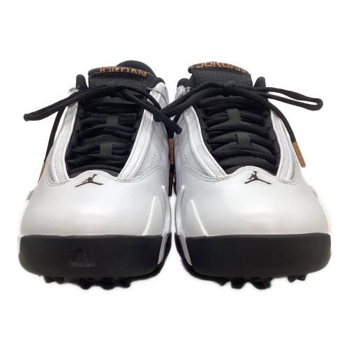 NIKE (ナイキ) ゴルフシューズ HV4813-100 エア ジョーダン 14 G メンズ SIZE 27cm ホワイト