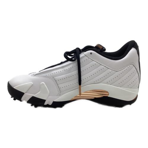 NIKE (ナイキ) ゴルフシューズ HV4813-100 エア ジョーダン 14 G メンズ SIZE 27cm ホワイト