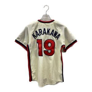 千葉ロッテマリーンズ (チバロッテマリーンズ) ロッテオリオンズ復刻 応援グッズ 【19】唐川侑己 Mサイズ ベージュ