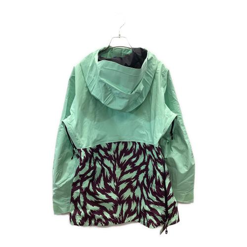 ak BURTON (エーケー バートン) KIMMY GORE-TEX 2L スノーボードウェア(ジャケット) 24-25モデル レディース SIZE M ミントグリーン×ブラウン