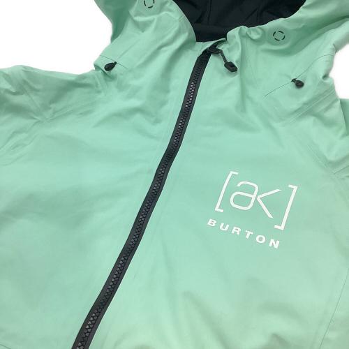 ak BURTON (エーケー バートン) KIMMY GORE-TEX 2L スノーボードウェア(ジャケット) 24-25モデル レディース SIZE M ミントグリーン×ブラウン