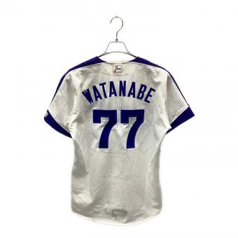 中日ドラゴンズ (チュウニチドラゴンズ) 応援グッズ 【77】渡邉 博幸 Lサイズ ホワイト
