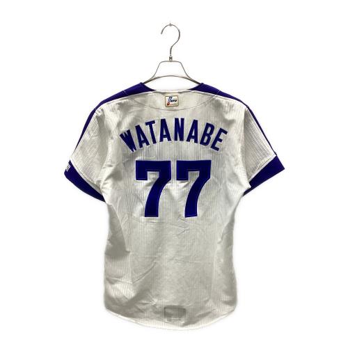 中日ドラゴンズ (チュウニチドラゴンズ) 応援グッズ 【77】渡邉 博幸 Lサイズ ホワイト