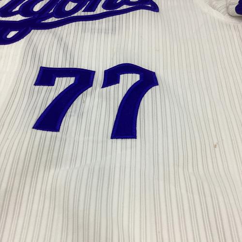 中日ドラゴンズ (チュウニチドラゴンズ) 応援グッズ 【77】渡邉 博幸 Lサイズ ホワイト