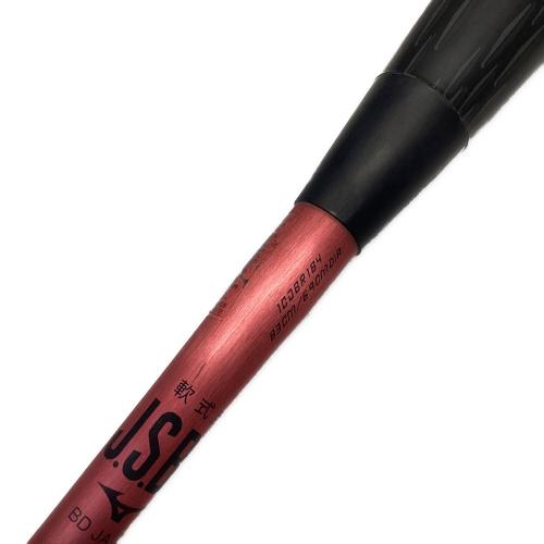MIZUNO (ミズノ) BEYONDMAX LEGACY METAL 軟式バット 1CJBR184 750g平均/ミドルンバランス ケース付 83cm ブラック×レッド