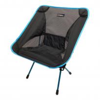 アウトドアチェア 15周年記念ロゴ ブラック×スカイブルー チェアワン