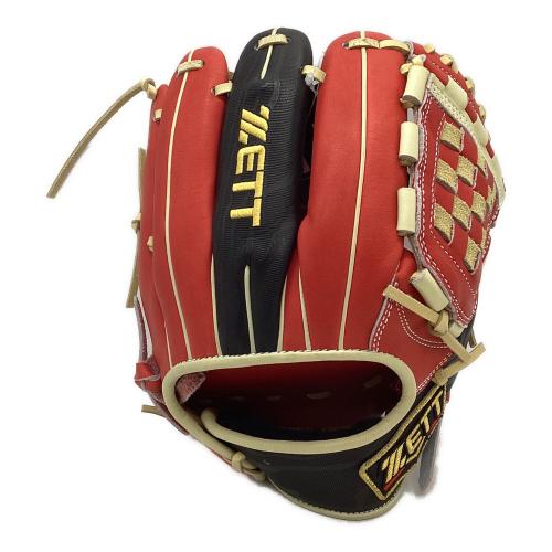 ZETT (ゼット) プロステイタス 源田タイプ 軟式グローブ BRGB32450 レッド×ブラック