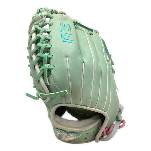 n'S (エヌ) 硬式グローブ ミント 外野用 女性左投げ用 MT2-300