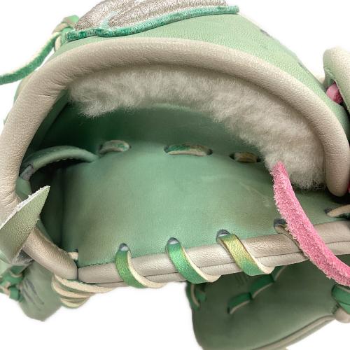 n'S (エヌ) 硬式グローブ ミント 外野用 女性左投げ用 MT2-300