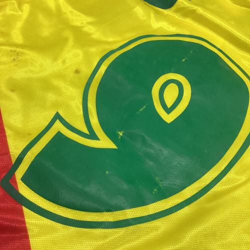 ジェフユナイテッド市原・千葉 (ジェフユナイテッド) 93-96年アウェイ サッカーユニフォーム 【9】城彰二 ※コレクションアイテム SIZE L