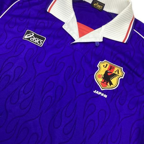 日本代表 (ニホンダイヒョウ) 1998年フランスＷ杯 サッカーユニフォーム 炎  ホーム ※コレクションアイテム SIZE L