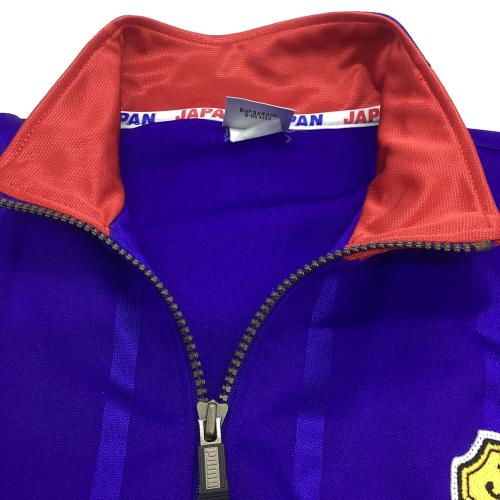 日本代表 (ニホンダイヒョウ) 1996年トレーニングジャージ上下セット サッカーユニフォーム 炎 PUMA製 ブルー※コレクションアイテム