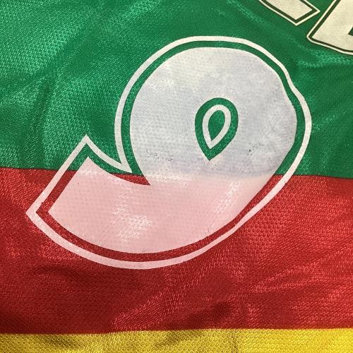 ジェフユナイテッド市原・千葉 (ジェフユナイテッド) サッカーユニフォーム 【9】城彰二 93-96年 イエロー  ※コレクションアイテム SIZE L