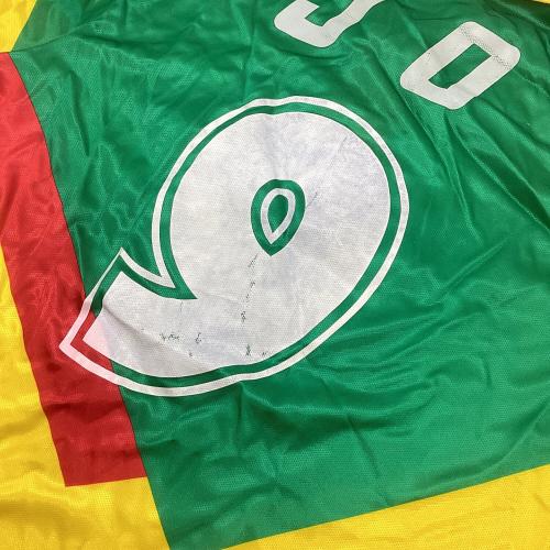 ジェフユナイテッド市原・千葉 (ジェフユナイテッド) サッカーユニフォーム 【9】城彰二 93-96年 イエロー  ※コレクションアイテム SIZE L