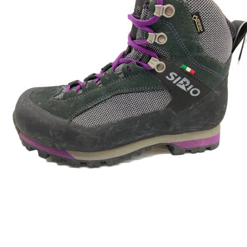 SIRIO (シリオ) ハイカット(ハードソール) トレッキングシューズ PF431 レディース SIZE 24cm ブラック