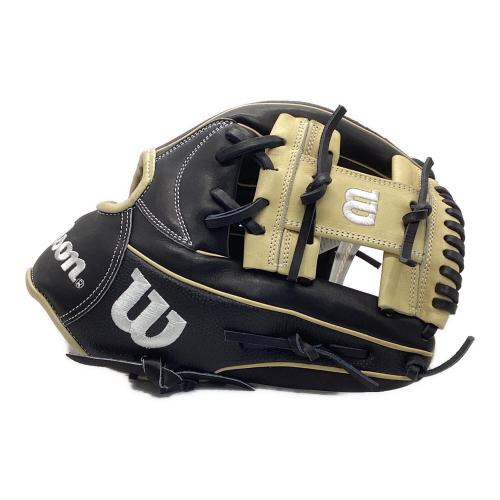 Wilson (ウィルソン) The Wannabe Hero 軟式グローブ WBW103812 @ ブラックxベージュ