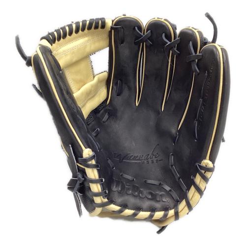 Wilson (ウィルソン) The Wannabe Hero 軟式グローブ WBW103812 @ ブラックxベージュ