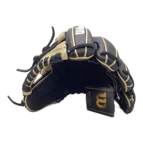 Wilson (ウィルソン) The Wannabe Hero 軟式グローブ WBW103812 @ ブラックxベージュ