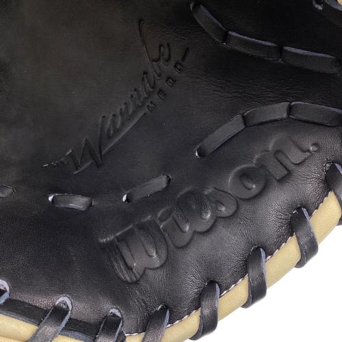 Wilson (ウィルソン) The Wannabe Hero 軟式グローブ WBW103812 @ ブラックxベージュ