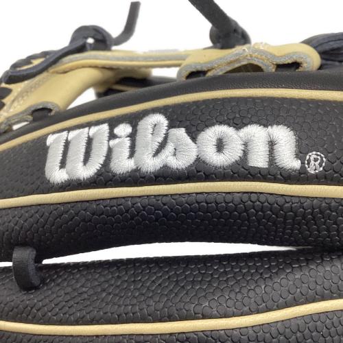 Wilson (ウィルソン) The Wannabe Hero 軟式グローブ WBW103812 @ ブラックxベージュ