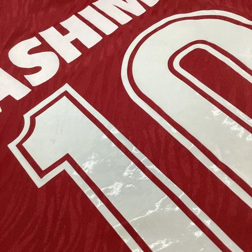 鹿島アントラーズ (カシマアントラーズ) エネーレ時代 サッカーユニフォーム 1992年ホーム レッド SIZE L