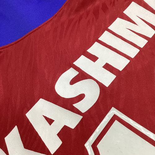 鹿島アントラーズ (カシマアントラーズ) エネーレ時代 サッカーユニフォーム 1992年ホーム レッド SIZE L