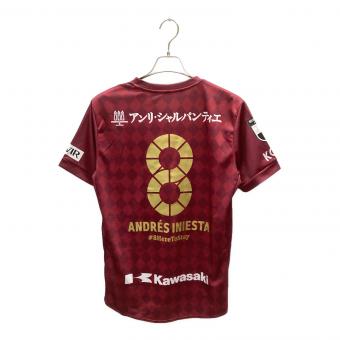 ヴィッセル神戸 サッカーユニフォーム アンドレス・イニエスタ【8】2020ホーム ワインレッド SIZE XL