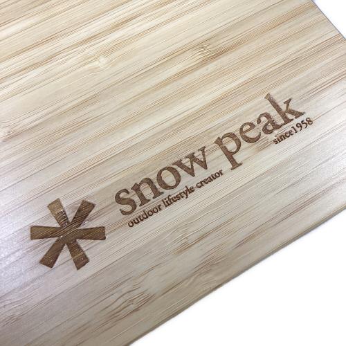 Snow peak (スノーピーク) ファニチャーアクセサリー FES-217 雪峰祭2022春限定 マルチファンクションテーブル ショート 竹 ライト