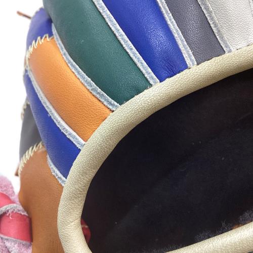 ZETT (ゼット) ベースマン端材グラブ 軟式グローブ 50245250 @ マルチカラー