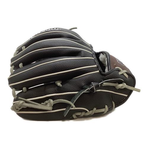 Wilson (ウィルソン) ワナビーヒーローデュアル 軟式グローブ RHJX20 @ ブラック×ブラウン