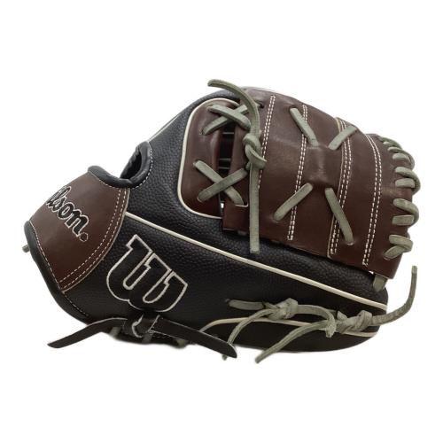 Wilson (ウィルソン) ワナビーヒーローデュアル 軟式グローブ RHJX20 @ ブラック×ブラウン