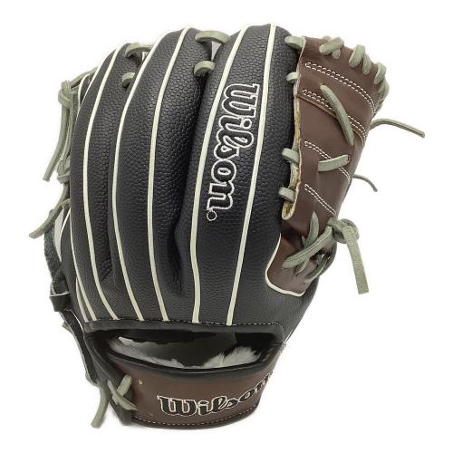 Wilson (ウィルソン) ワナビーヒーローデュアル 軟式グローブ RHJX20 @ ブラック×ブラウン