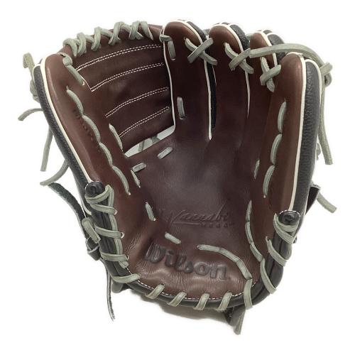 Wilson (ウィルソン) ワナビーヒーローデュアル 軟式グローブ RHJX20 @ ブラック×ブラウン