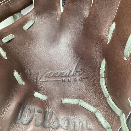 Wilson (ウィルソン) ワナビーヒーローデュアル 軟式グローブ RHJX20 @ ブラック×ブラウン