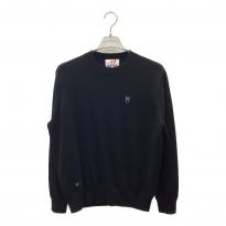 MASTER BUNNY EDITION (マスターバニーエディション) セーター ゴルフウェア(トップス) 758-5270001 カシミヤ100% 2025モデル メンズ SIZE M ブラック