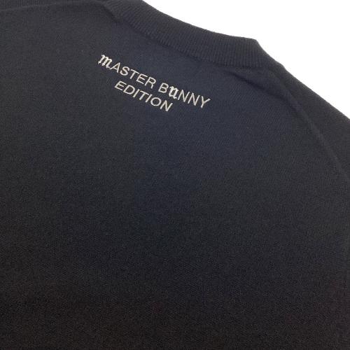 MASTER BUNNY EDITION (マスターバニーエディション) セーター ゴルフウェア(トップス) 758-5270001 カシミヤ100% 2025モデル メンズ SIZE M ブラック