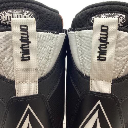thirtytwo (サーティーツー) LASHED VOLCOM スノーボードブーツ 25-26モデル メンズ SIZE 27cm ブラック×ホワイト