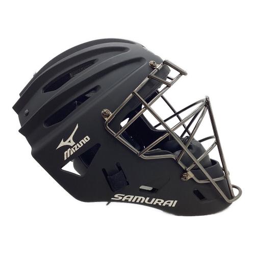 MIZUNO (ミズノ) サムライ ホッケー型キャッチャーマスク プロテクター 380191 ケース付 ブラック