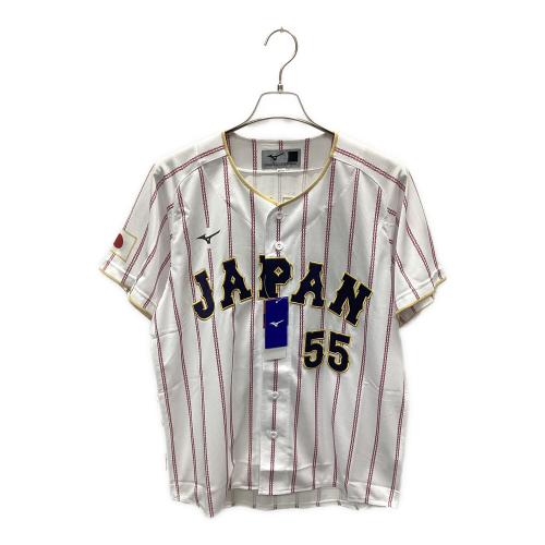 日本代表(侍ジャパン) (ニホンダイヒョウ(サムライジャパン)) 応援グッズ Mサイズ ホワイト　【55】村上宗隆 2026年WBC レプリカユニフォーム　未使用品