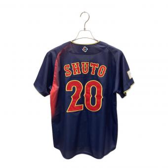 日本代表(侍ジャパン) (ニホンダイヒョウ(サムライジャパン)) 応援グッズ 【20】周東佑京 Mサイズ ネイビー 2026年WBC レプリカユニフォーム　未使用品
