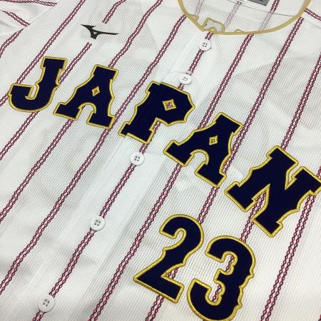 森下翔太 WBC2026 侍ジャパンレプリカユニフォーム　Lサイズ MIZUNO（ミズノ） 森下翔太 レプリカ ユニフォーム ビジター 選手名