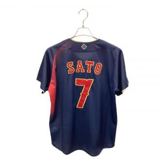 日本代表(侍ジャパン) (ニホンダイヒョウ(サムライジャパン)) 応援グッズ Mサイズ ネイビー　【7】佐藤輝明　レプリカユニフォーム　2026WBC　未使用