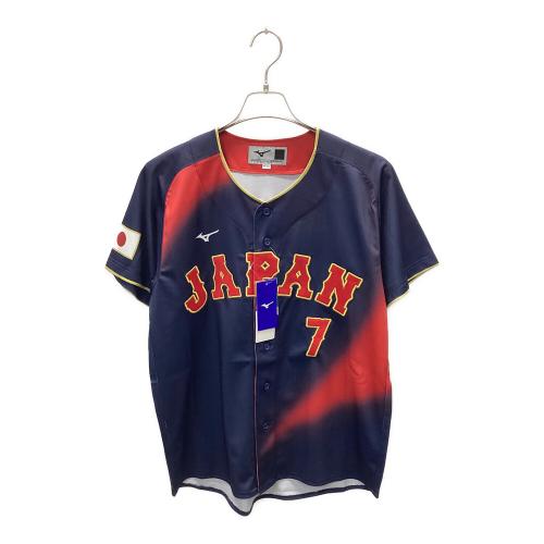 日本代表(侍ジャパン) (ニホンダイヒョウ(サムライジャパン)) 応援グッズ Mサイズ ネイビー　【7】佐藤輝明　レプリカユニフォーム　2026WBC　未使用