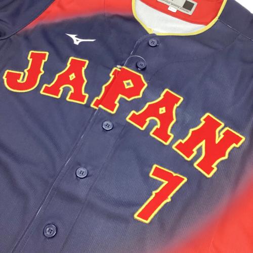 日本代表(侍ジャパン) (ニホンダイヒョウ(サムライジャパン)) 応援グッズ Mサイズ ネイビー　【7】佐藤輝明　レプリカユニフォーム　2026WBC　未使用