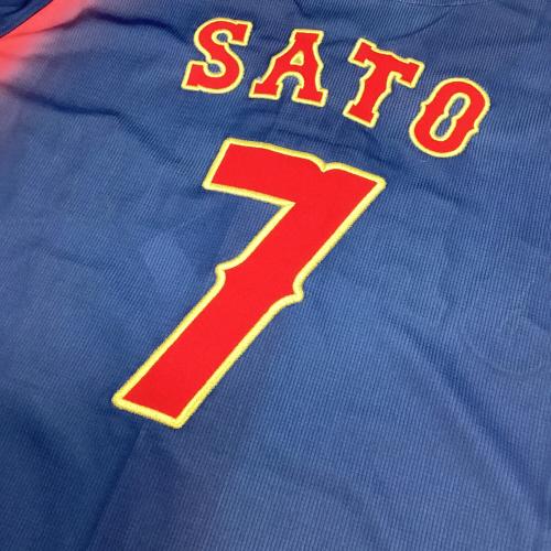 日本代表(侍ジャパン) (ニホンダイヒョウ(サムライジャパン)) 応援グッズ Mサイズ ネイビー　【7】佐藤輝明　レプリカユニフォーム　2026WBC　未使用