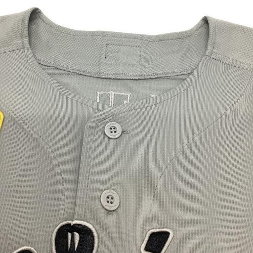 千葉ロッテマリーンズ (チバロッテマリーンズ) 28 菊池吏玖 サイン入りNECユニフォーム 応援グッズ マリーンズ・メモラビア証明書付 グレー