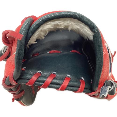 Wilson (ウィルソン) ワナビーヒーロー 軟式グローブ RHI86H @ レッド×グレー