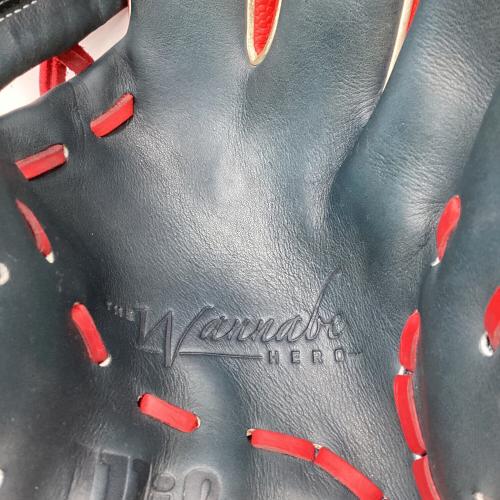 Wilson (ウィルソン) ワナビーヒーロー 軟式グローブ RHI86H @ レッド×グレー