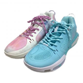 LI-NING (リーニン) バスケットボールシューズ ABPV011-3 Wade Shadow 7 メンズ SIZE 29cm ブルー×ピンク（バイカラー）