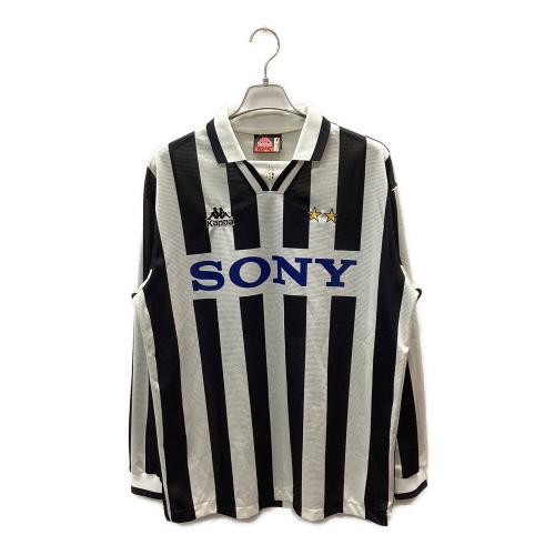 ユヴェントスFC (ユヴェントスエフシー) サッカーユニフォーム KF-1307 1996-1997 メンズ SIZE L ブラック×ホワイト